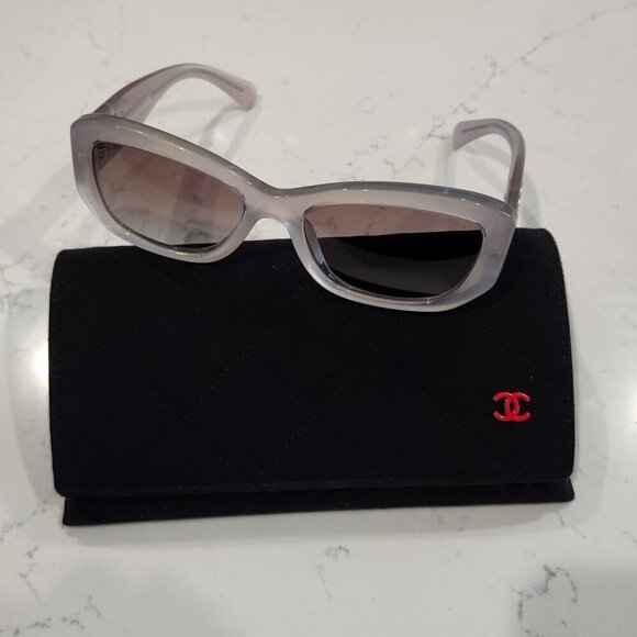 Chanel Sunglasses & Soft Case, Authentic - Picture 1 of 14